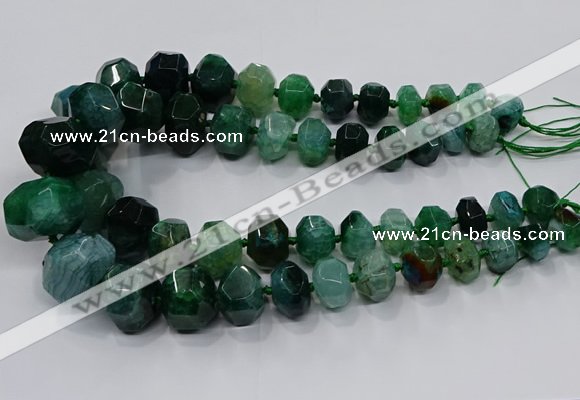 CNG3179 15.5 inches 12*16mm - 25*30mm nuggets agate beads