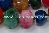 CNG3180 15.5 inches 12*16mm - 25*30mm nuggets agate beads