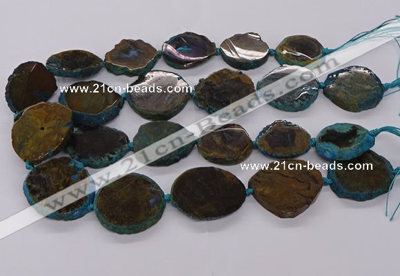 CNG3190 15.5 inches 22*30mm - 30*40mm freeform opal gemstone beads