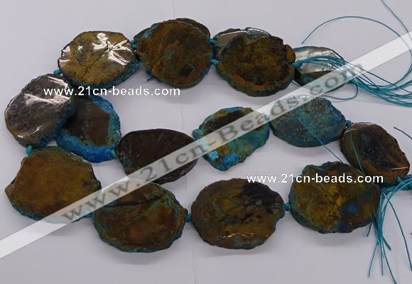 CNG3191 15.5 inches 35*45mm - 40*50mm freeform opal gemstone beads