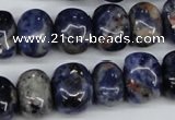 CNG32 15.5 inches 11*15mm nuggets sodalite gemstone beads