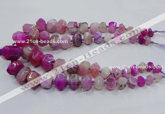 CNG3231 15.5 inches 12*16mm - 25*30mm nuggets agate beads