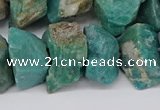 CNG3245 15.5 inches 15*20mm - 25*30mm nuggets amazonite beads