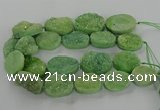 CNG3273 15.5 inches 22*30mm - 30*40mm freeform druzy agate beads