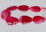 CNG3351 15.5 inches 40*50mm - 45*60mm freeform agate beads