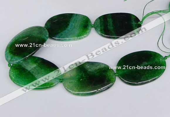 CNG3353 15.5 inches 40*50mm - 45*60mm freeform agate beads