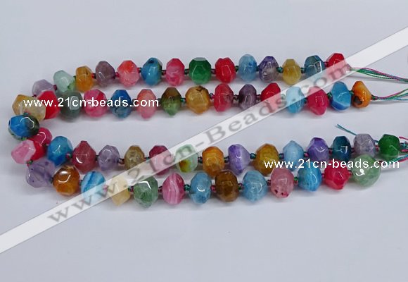 CNG3370 15.5 inches 10*14mm - 12*16mm nuggets agate beads