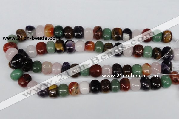 CNG34 15.5 inches 11*15mm nuggets mixed gemstone beads