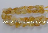 CNG3424 15.5 inches 15*20mm - 20*30mm nuggets citrine beads
