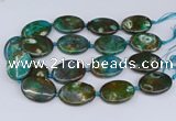 CNG3453 15.5 inches 30*40mm oval dragon veins agate beads