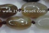 CNG348 15.5 inches 15*20mm - 20*30mm nuggets agate gemstone beads