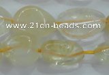 CNG350 15.5 inches 13*18mm - 20*25mm nuggets citrine gemstone beads