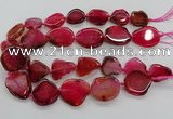 CNG3515 15.5 inches 20*25mm - 25*35mm freeform agate slab beads