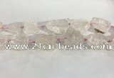 CNG3559 15.5 inches 18*20mm - 25*30mm nuggets rough rose quartz beads