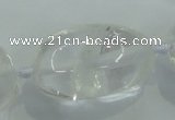 CNG357 15.5 inches 15*30mm - 25*48mm nuggets white crystal beads