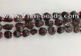 CNG3579 15.5 inches 10*14mm - 12*16mm nuggets garnet gemstone beads