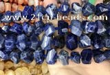 CNG3612 15.5 inches 13*20mm - 15*24mm faceted nuggets sodalite beads