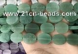 CNG3706 15.5 inches 15*20mm oval rough green aventurine beads