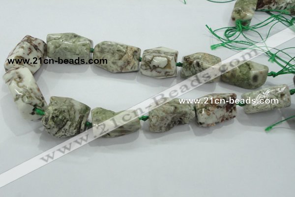 CNG417 15.5 inches 15*20mm - 25*35mm nuggets agate gemstone beads