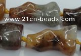 CNG425 15.5 inches 20*30mm - 20*45mm nuggets colorfull-phantom beads