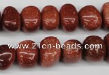 CNG43 15.5 inches 11*15mm nuggets goldstone gemstone beads