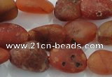 CNG430 15.5 inches 13*18mm nuggets agate gemstone beads