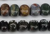 CNG44 15.5 inches 11*15mm nuggets Indian agate gemstone beads