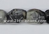 CNG47 15.5 inches 18*20mm faceted nuggets jasper gemstone beads