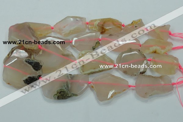 CNG497 15 inches 15*20mm – 25*42mm faceted nuggets agate beads