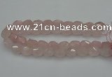 CNG5003 15.5 inches 12*16mm - 15*20mm faceted nuggets rose quartz beads