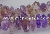 CNG5026 15.5 inches 7*12mm - 10*18mm faceted nuggets ametrine beads