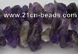 CNG5031 15.5 inches 6*15mm - 8*25mm nuggets amethyst beads