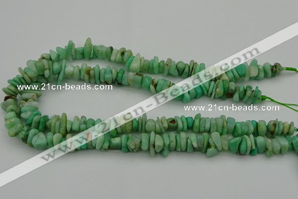 CNG5041 15.5 inches 3*8mm - 6*10mm nuggets Australia chrysoprase beads