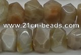 CNG5054 15.5 inches 10*14mm - 12*16mm faceted nuggets moonstone beads