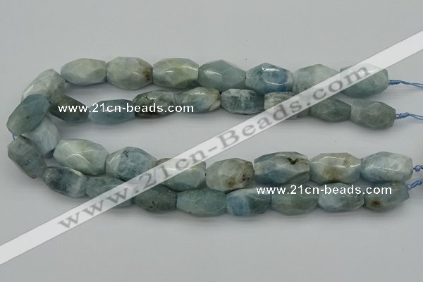 CNG5068 15.5 inches 13*20mm - 15*25mm faceted nuggets aquamarine beads