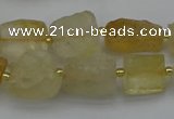 CNG5073 15.5 inches 8*10mm - 15*20mm nuggets citrine beads