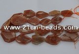 CNG5083 15.5 inches 20*30mm - 25*45mm freeform sunstone beads