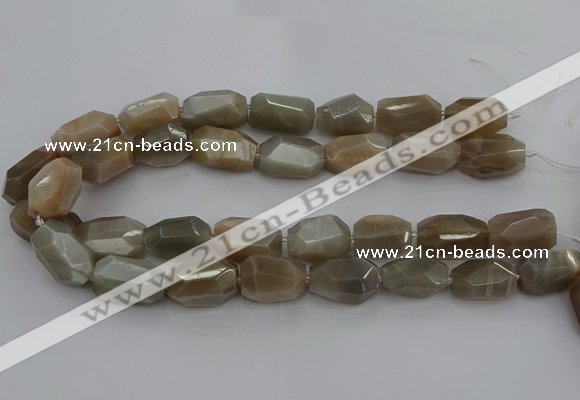 CNG5089 15.5 inches 13*18mm - 15*25mm faceted nuggets sunstone beads
