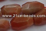 CNG5091 15.5 inches 13*18mm - 15*25mm faceted nuggets sunstone beads