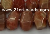 CNG5093 15.5 inches 13*18mm - 15*20mm faceted nuggets sunstone beads