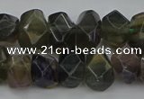 CNG5097 15.5 inches 10*14mm - 12*16mm faceted nuggets fluorite beads