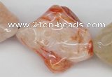 CNG51 15.5 inches 25*35mm nuggets agate gemstone beads