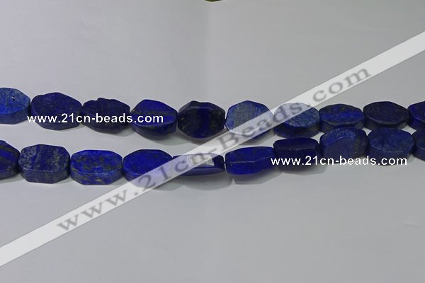 CNG5110 15.5 inches 14*20mm - 18*25mm freeform lapis lazuli beads