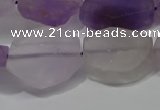 CNG5117 15.5 inches 14*20mm - 18*25mm freeform matte amethyst beads