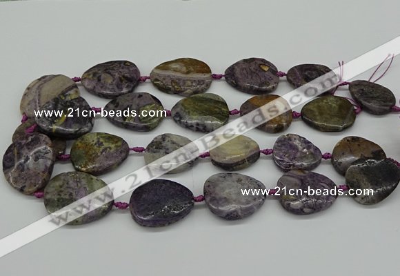 CNG5157 15.5 inches 16*22mm - 30*35mm freeform charoite beads