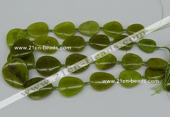 CNG5160 15.5 inches 16*22mm - 30*35mm freeform Korea jade beads