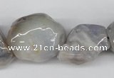 CNG52 15.5 inches 24*30mm nuggets botswana agate gemstone beads