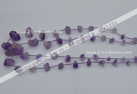 CNG5260 15.5 inches 5*8mm - 15*20mm nuggets amethyst beads