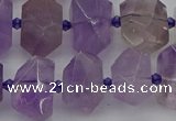 CNG5273 15.5 inches 12*16mm - 15*20mm faceted nuggets amethyst beads