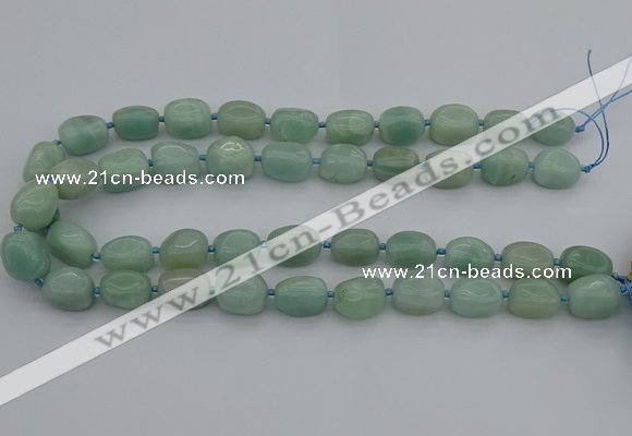 CNG5299 15.5 inches 8*12mm - 12*16mm nuggets amazonite beads